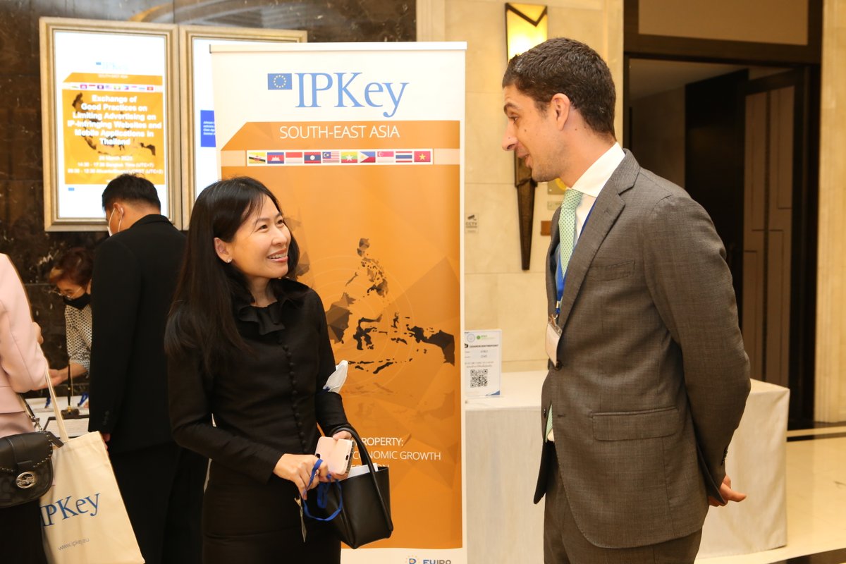 Yesterday #IPKeySEA and <a href="/dip_thailand/">กรมทรัพย์สินทางปัญญา DIP</a> co-organised a workshop to exchange good practices on limiting ads on websites and apps infringing #intellectualproperty (IP).