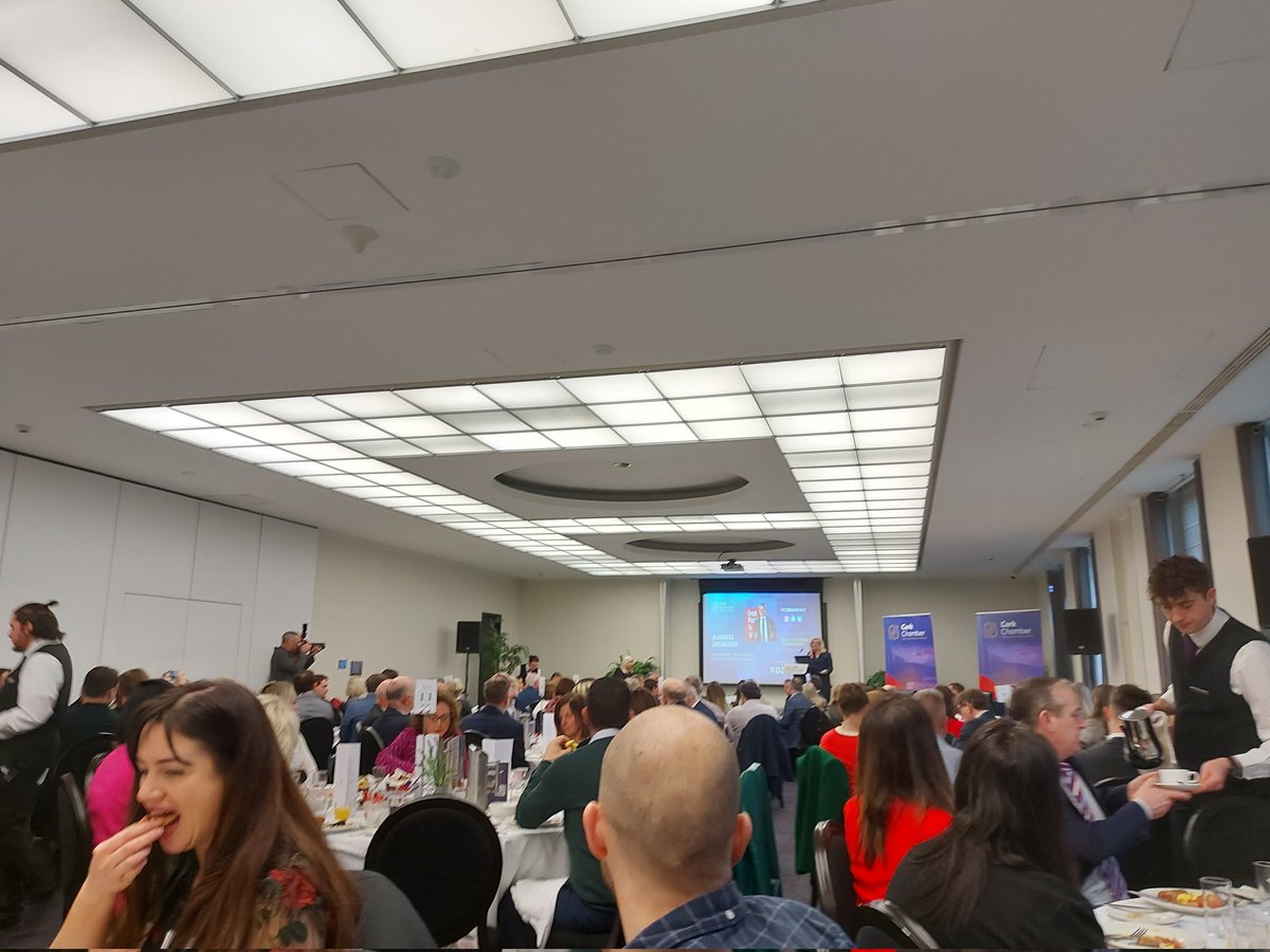 Delighted to be back at my old stomping ground <a href="/No1CorkHotel/">Cork International Hotel</a> and meeting old friends for this mornings #CCBreakfast