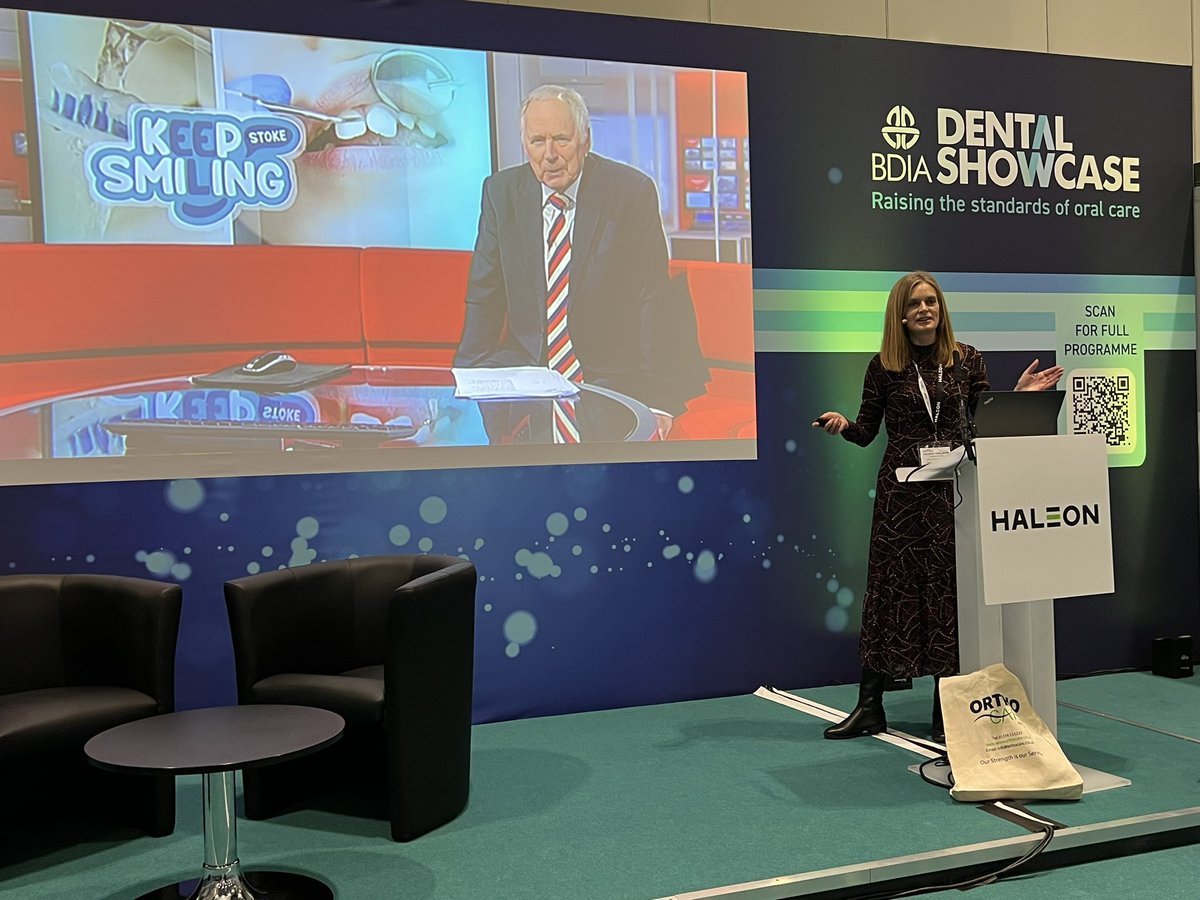 Thoroughly enjoyed presenting at #BDIA2023 last weekend. Showing what we’re doing in Stoke to help #keepbritainsmiling 😁🦷 <a href="/BOSbraces/">BOS</a> <a href="/UHNM_NHS/">UHNM NHS Trust 🏥</a> <a href="/UHNMCharity/">UHNM Charity 🏥</a> @scfc_community <a href="/DentalShowcase/">BDIA Dental Showcase</a> #ExCeLLondon