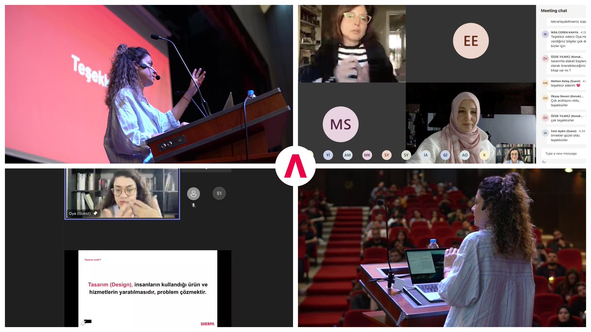 Üniversitelileri deneyim tasarımıyla tanıştırmak,  profesyonellere ise DesOps'u anlatmak, etkinliklere katılmamızın temel amaçlarından.

Team Lead'imiz <a href="/oyagurcuoglu/">Oya Gurcuoglu</a> Trabzon'dan İstanbul'a, fiziksel ve çevrimiçi oturumlarla geleceğin tasarımcılarına ilham vermek için çalışıyor.🏃‍♀️