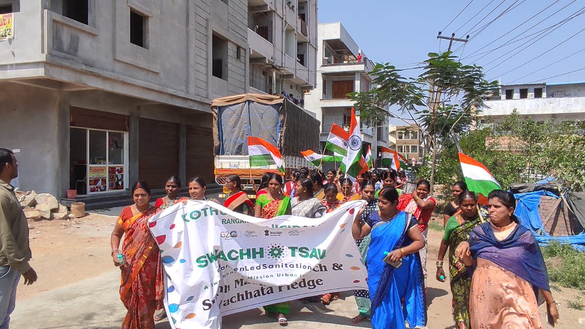 KothurMunicipa1's tweet photo. As a part of Swachhostav, Swachh Mashaal March Programme conducted in Kothur Municipality. 
@MoHUA_India @HardeepSPuri
@Secretary_MoHUA @RoopaMishra77 @SwachhBharatGov
@mygovindia
@KTRBRS
@cdmatelangana
@Chary_VSC
#IndiaVsGarbage #WINSAwards2023 #IndiaVsGarbage https://t.co/YnG4gscQ2d