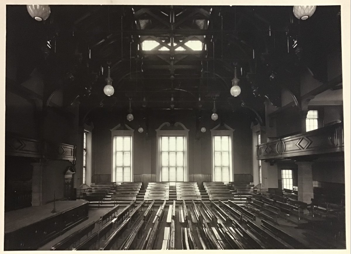 TheLibraryGHS's tweet image. The library and archive is based in the school hall. From 1894 until 1986 it looked like this... #YourWorkplace
