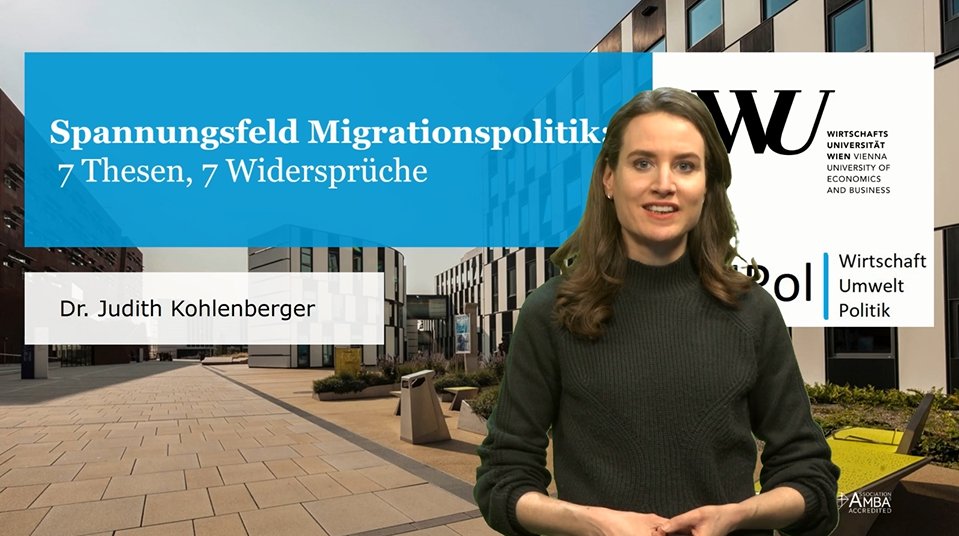 Judith Kohlenberger (@j_kohlenberger) on Twitter photo Es gibt da einen neuen, sehr spannenden BSc Studienzweig namens "Wirtschaft - Umwelt -Politik" (WUPol) an der <a href="/wu_vienna/">WU Vienna</a>, für welches ich ein kurzes Video zum Spannungsfeld Migrationspolitik machen durfte. Vielleicht auch für Mitlesende hier interessant:
wu.ac.at/soziooekonomie… Es gibt da einen neuen, sehr spannenden BSc Studienzweig namens "Wirtschaft - Umwelt -Politik" (WUPol) an der <a href="/wu_vienna/">WU Vienna</a>, für welches ich ein kurzes Video zum Spannungsfeld Migrationspolitik machen durfte. Vielleicht auch für Mitlesende hier interessant:
wu.ac.at/soziooekonomie…