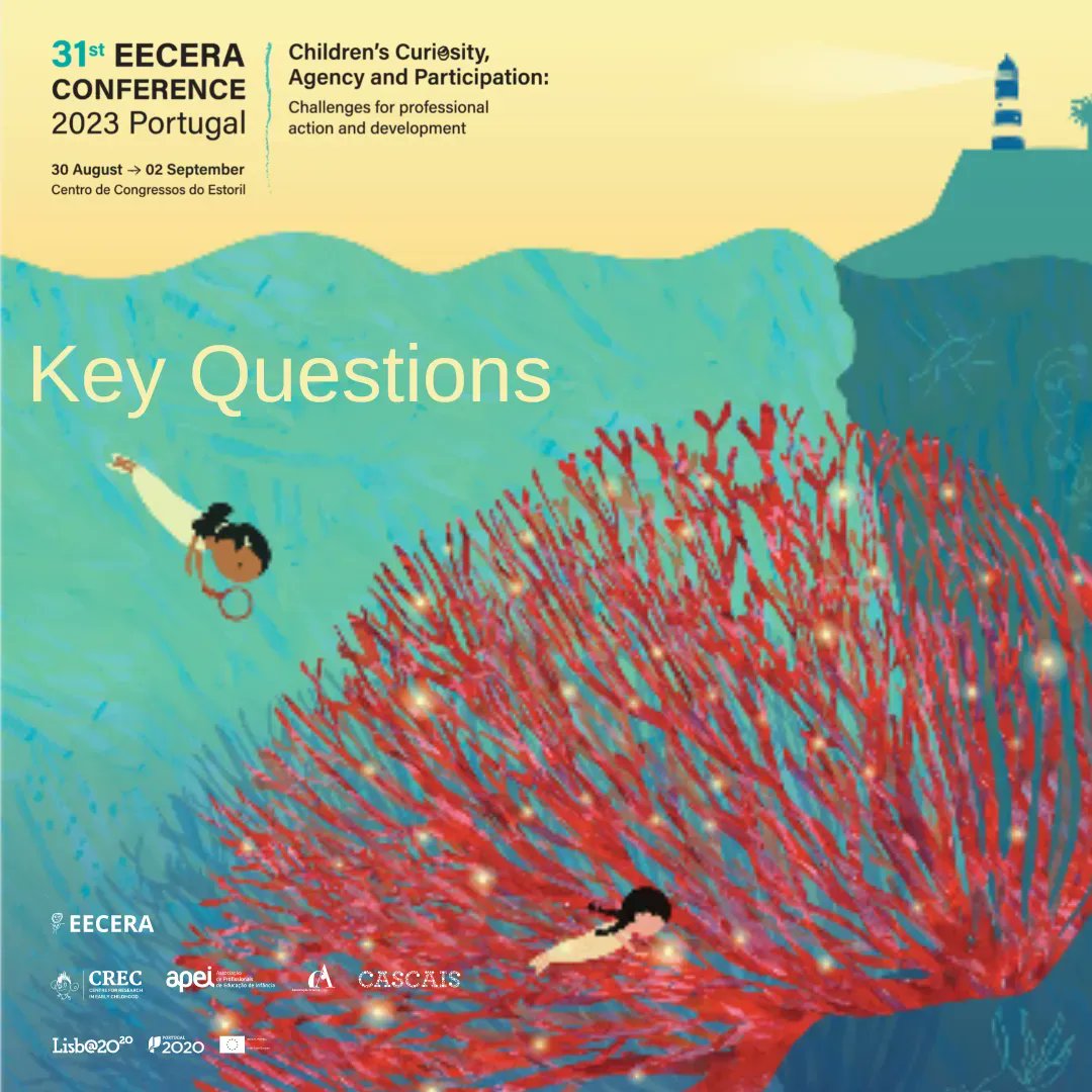 Just one of the key questions being asked at #EECERA2023: 

What might research reveal about the centrality of curiosity and agency in children’s and adult’s learning and wellbeing? 

Read more: buff.ly/403pQpg

#EarlyChildhood
#Education
#Lisbon
