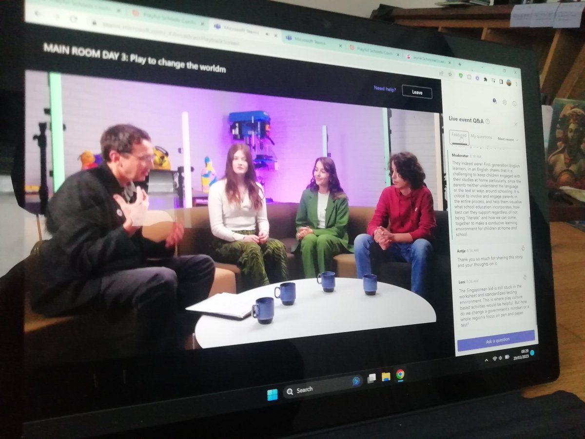 If you're not convinced by the power of play, listen to these articulate young people talking about how play and playfulness has be instrumental to their learning.
"Creativity is like a muscle we need to exercise, play enables us to be creative"
#PlayfulSchoolsConference2023