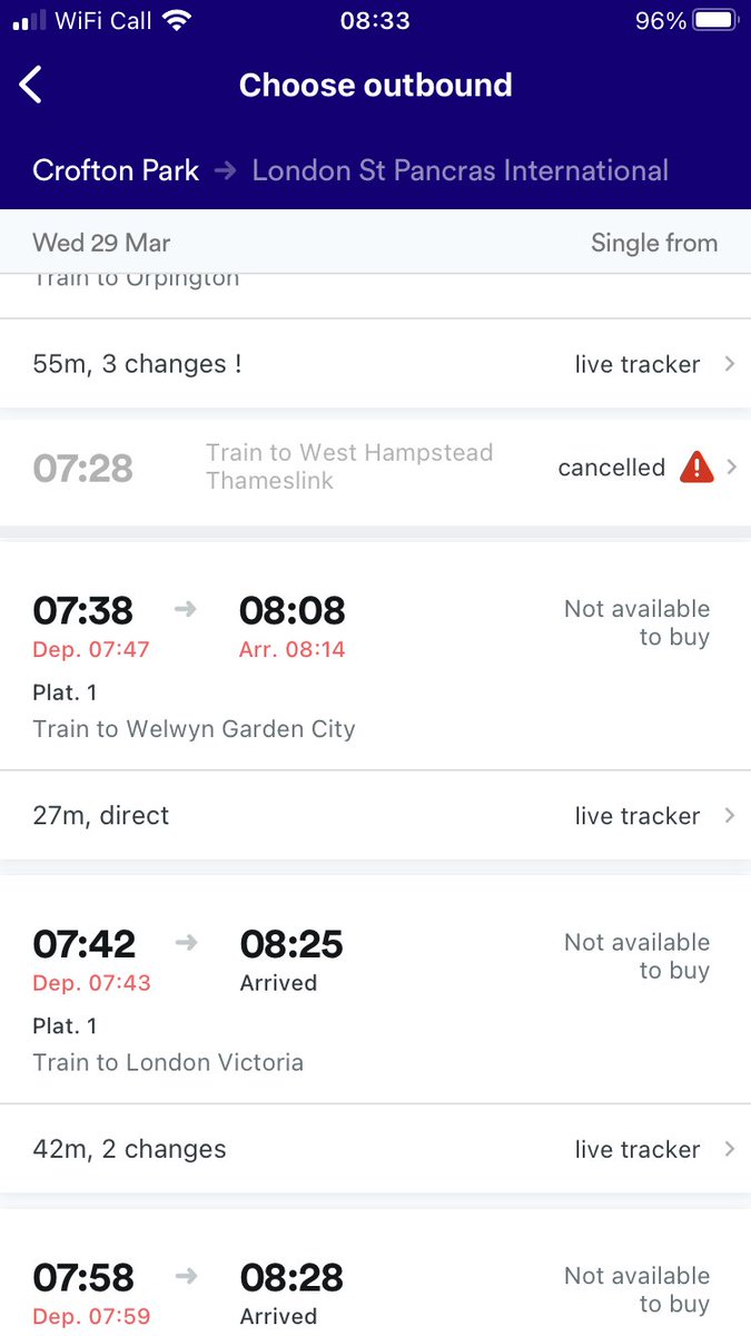 <a href="/TLRailUK/">Thameslink</a> why were the same 2 trains cancelled today as yday and Monday? <a href="/acinderellaline/">A Cinderella Line</a> surely this just isn’t ok? They need to remove them from the timetable. <a href="/BBCNews/">BBC News (UK)</a> <a href="/guardian/">The Guardian</a>