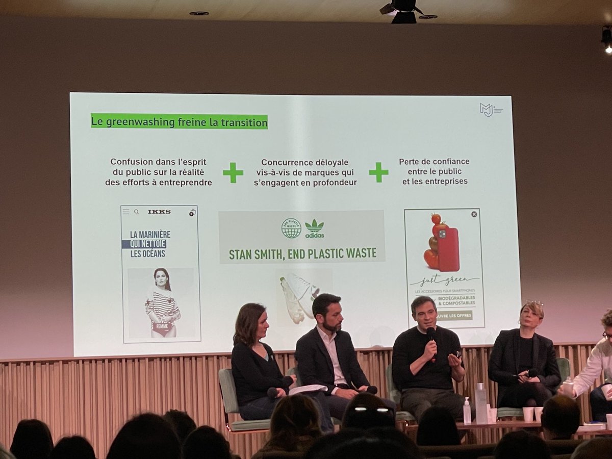 #confstrat le #greenwashing freine la transition et crée la confusion.  Non un t shirt ne lave pas les océans !