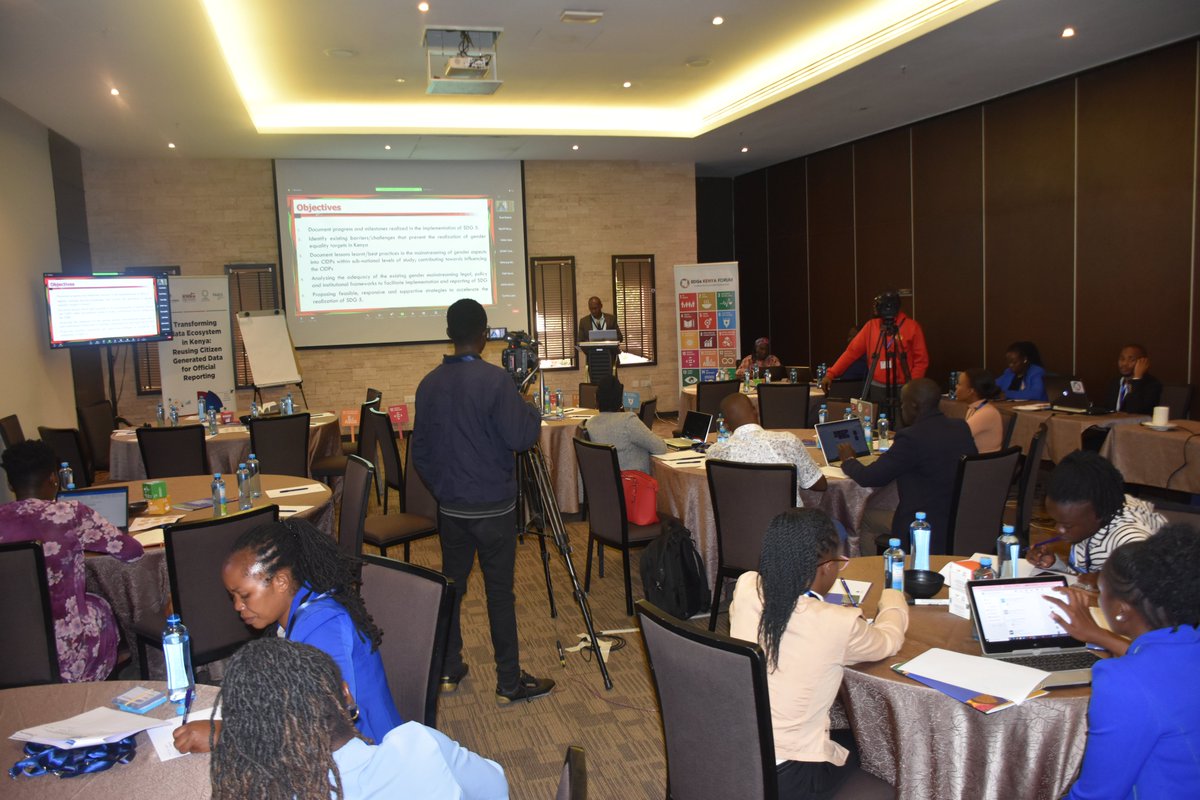 SDGsKenyaForum's tweet photo. Today, @SDGsKenyaForum in partnership with @PlanKenya @PlanGlobal kicks off very informative sessions dubbed, 'Gender Data Users Workshop' whose theme is 'Data Series Dissemination'. #LeaveNoDataBehind #DataGender https://t.co/cYrhiylAXZ