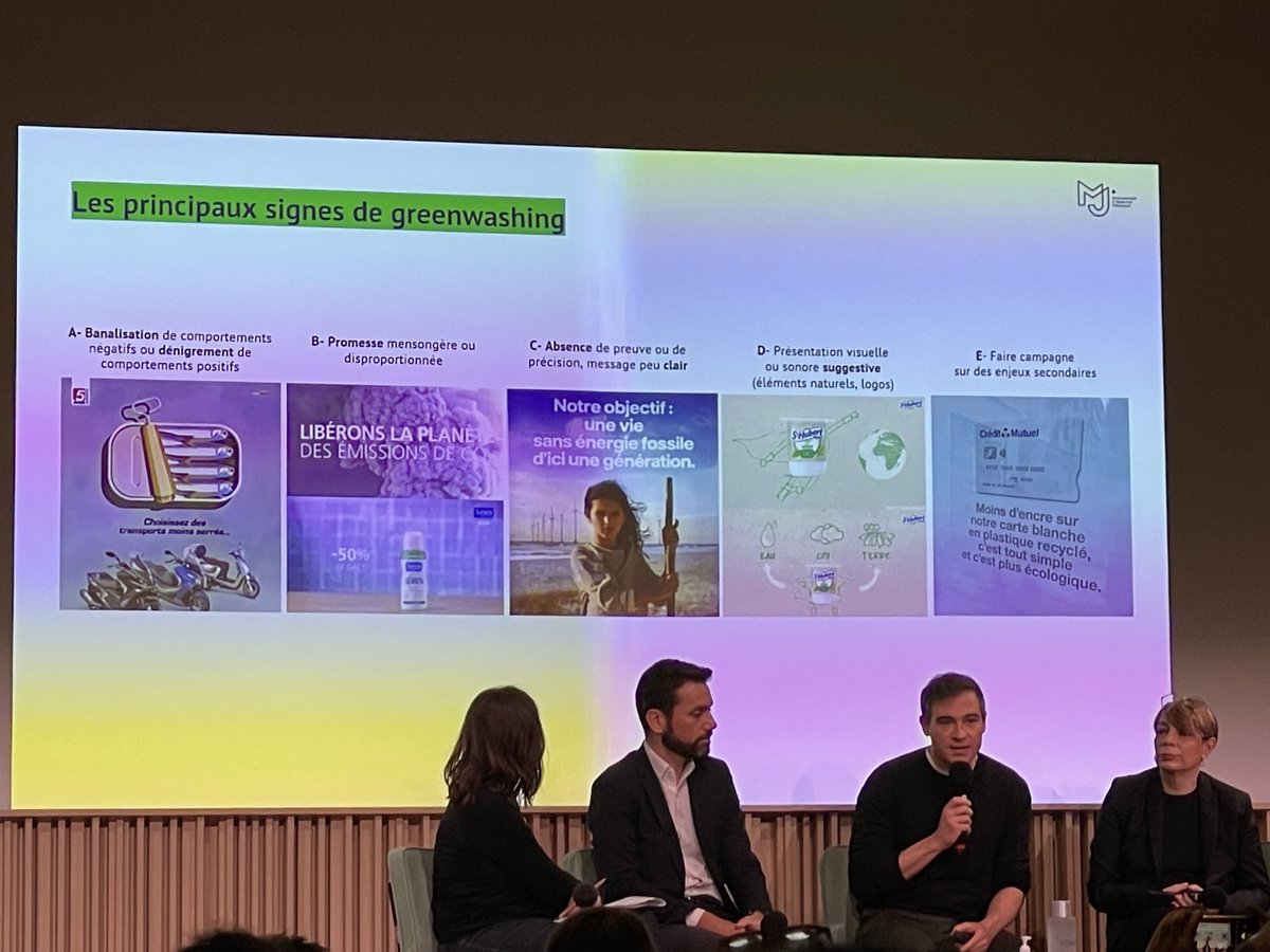 #confstrat les 5 premiers signes de #greenwashing dans des campagnes de pub.