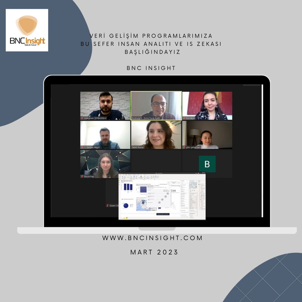 🌟 Veri analitiğinde bu sefer İnsan Analitiği başlığında,Ziraat Bankası, Sompo, Oyak, Otokar ve diğer birçok şirketten katılımcılarımızla 2 gün süren eğitimde amacımız veriden değer üretmek idi.

Gelecek veride, bekleriz.
info@HrAnalitik.com

#ikanalitik #powerbi #ik