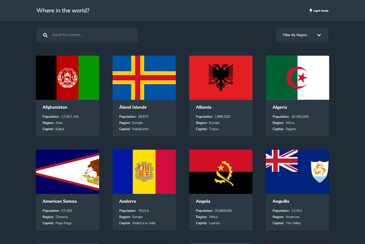 quikk_api's tweet photo. Interesting APIs to explore!

REST Countries. Building an app where you'd need data about different countries of the world?

Supported by donations, this free API provides information about the country’s currency, capital, region, language, etc. https://t.co/wBuogJp4rL