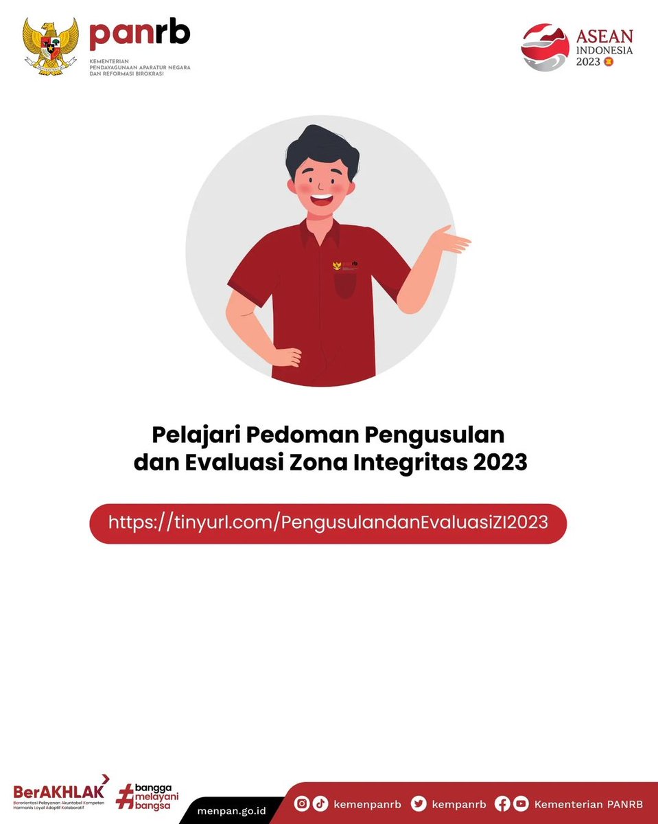 #RekanASN juga bisa mengunduh Surat Edaran tersebut lewat tautan tinyurl.com/PengusulandanE… ya!
__
#KemenPANRB
#ZonaIntegritas
#BirokrasiBerdampak
#ReformasiBirokrasi