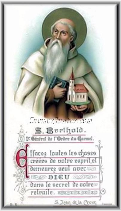 Beato Bertoldo di Calabria ma francese. Oggi ricorre l’onomastico. Mi ha sempre affascinato #ilsantodelgiorno