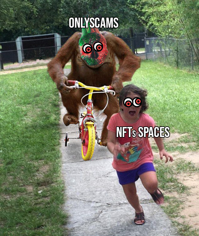 OnlyScamsNFT's tweet photo. No matter how fast you run, we'll catch you anyway...
#AptosNFTs #NFTs #SatoshiNakamoto #SkullofSatoshi #NFTCommuntiy https://t.co/J3MXEfzRZT