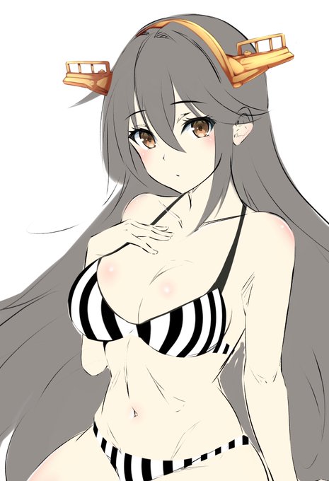 榛名(ラフ)はやはり美人😋 