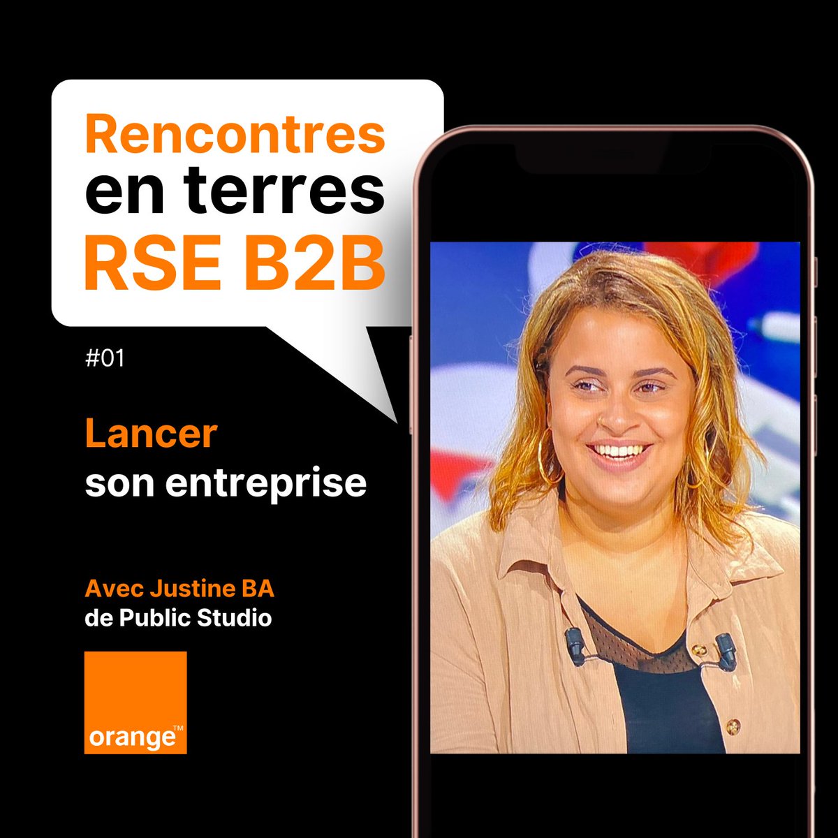 Je produis une série de 10 podcasts pour <a href="/orangebusiness/">Orange Business</a>. 
"Rencontres en Terres RSE B2B" offre la parole à Justine Ba (<a href="/realjustineb/">Jojoba</a>) qui vous donne des conseils pour lancer et développer votre boîte.
👉 1er épisode : tinyurl.com/RTRSE01

#podcast #entrepreneuriat #business