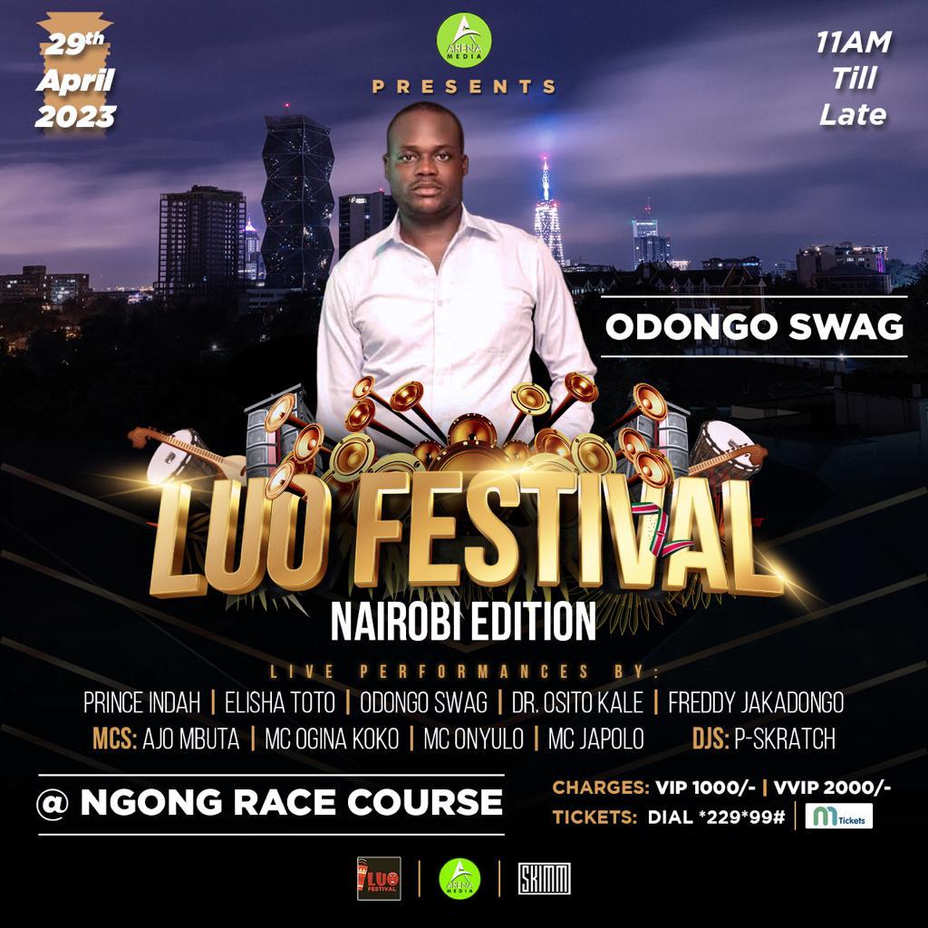 🎶Nyambita chwade gi nyundo🎶 will undoubtedly light up the whole crowd when <a href="/odongoswag/">odongo swagg</a> will perform it at the #LuoFestival on 29th April 🔥🔥🔥

Get your tickets now. Dial *229*99# 
VIP 1,000/- VVIP 2,000/-