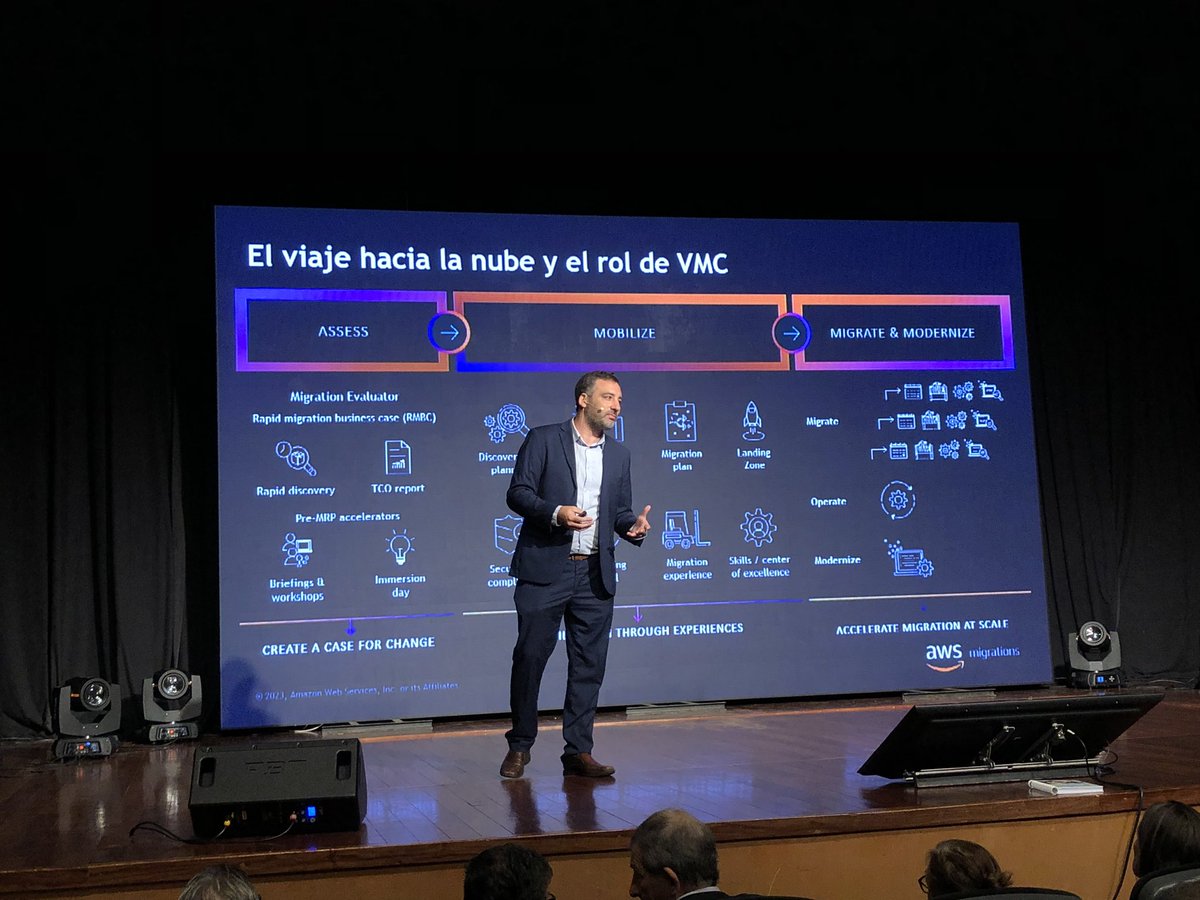 AntelDeTodos's tweet photo. AWS Business Development Manager VMC Public Sector LATAM, Carlos Agüero en comunicación con Alberto Ortega “Un hito como el de hoy es producto de una visión a largo plazo que abarca los productos y todo lo que está al rededor para que funcione como un ecosistema”. https://t.co/PmYL8e3nXc