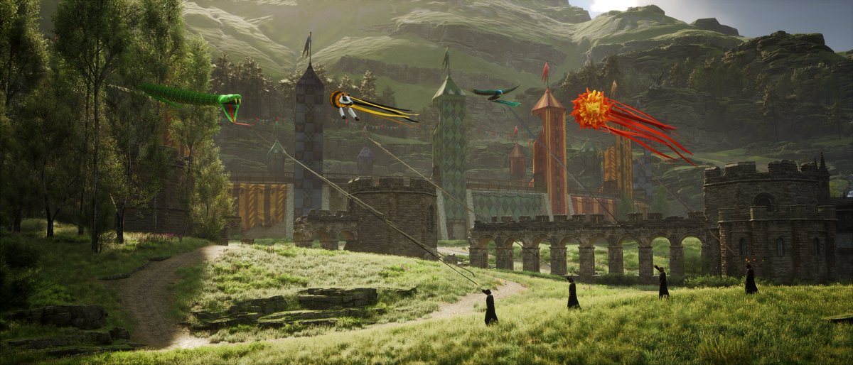 StefanieMcMaken's tweet photo. Soaring Kites 🪁

#HogwartsLegacy #PhotoModeWizards #VGPUnite #VirtualPhotography https://t.co/jN0dVV8q1D