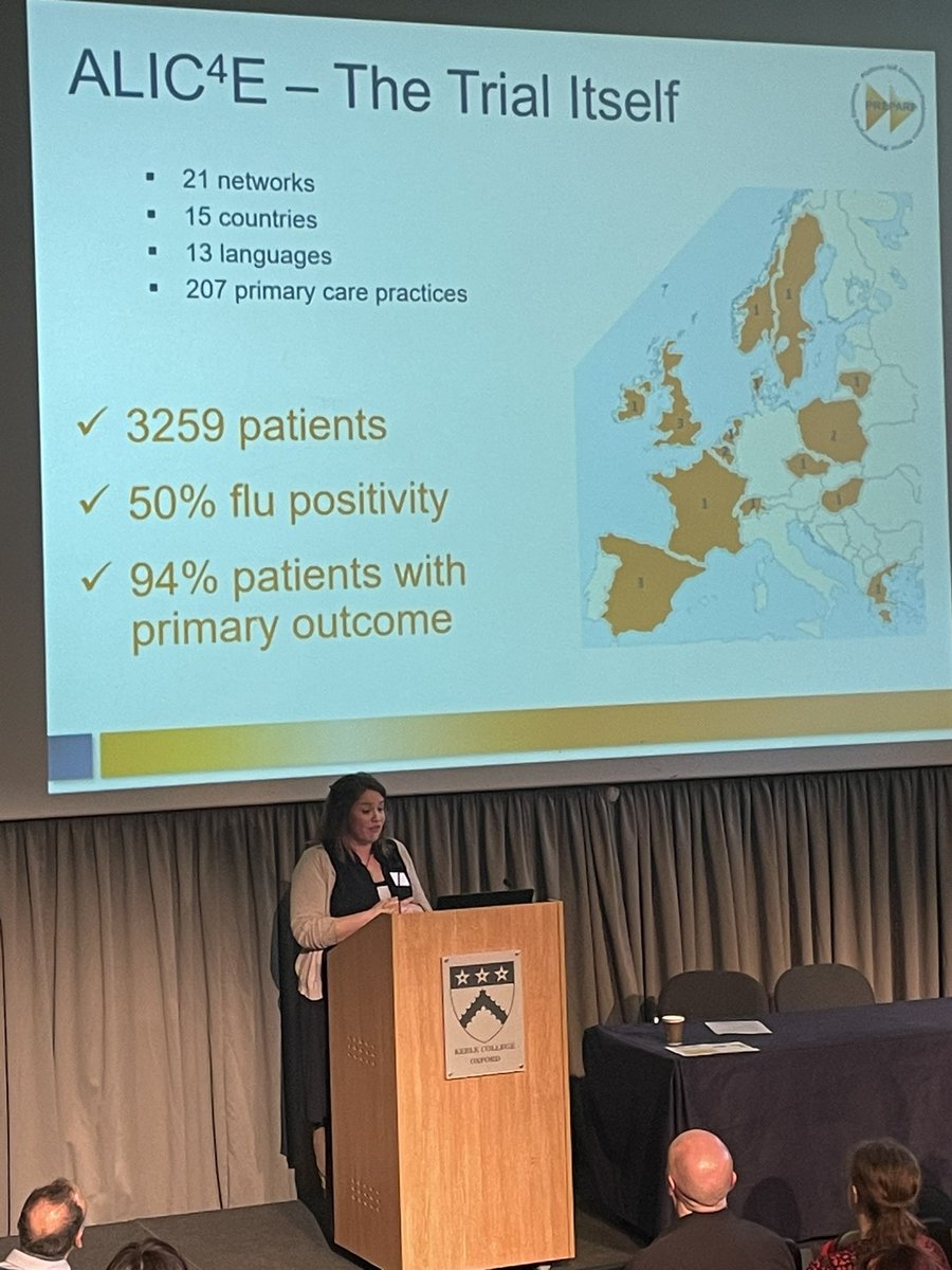 Sarah Tonkin-Crine (@skgtonkincrine) on Twitter photo And now Johanna Cook presenting the ALIC4E trial which utilised our existing European primary care network <a href="/OxPrimaryCare/">OxPrimaryCareSci</a> And now Johanna Cook presenting the ALIC4E trial which utilised our existing European primary care network <a href="/OxPrimaryCare/">OxPrimaryCareSci</a>