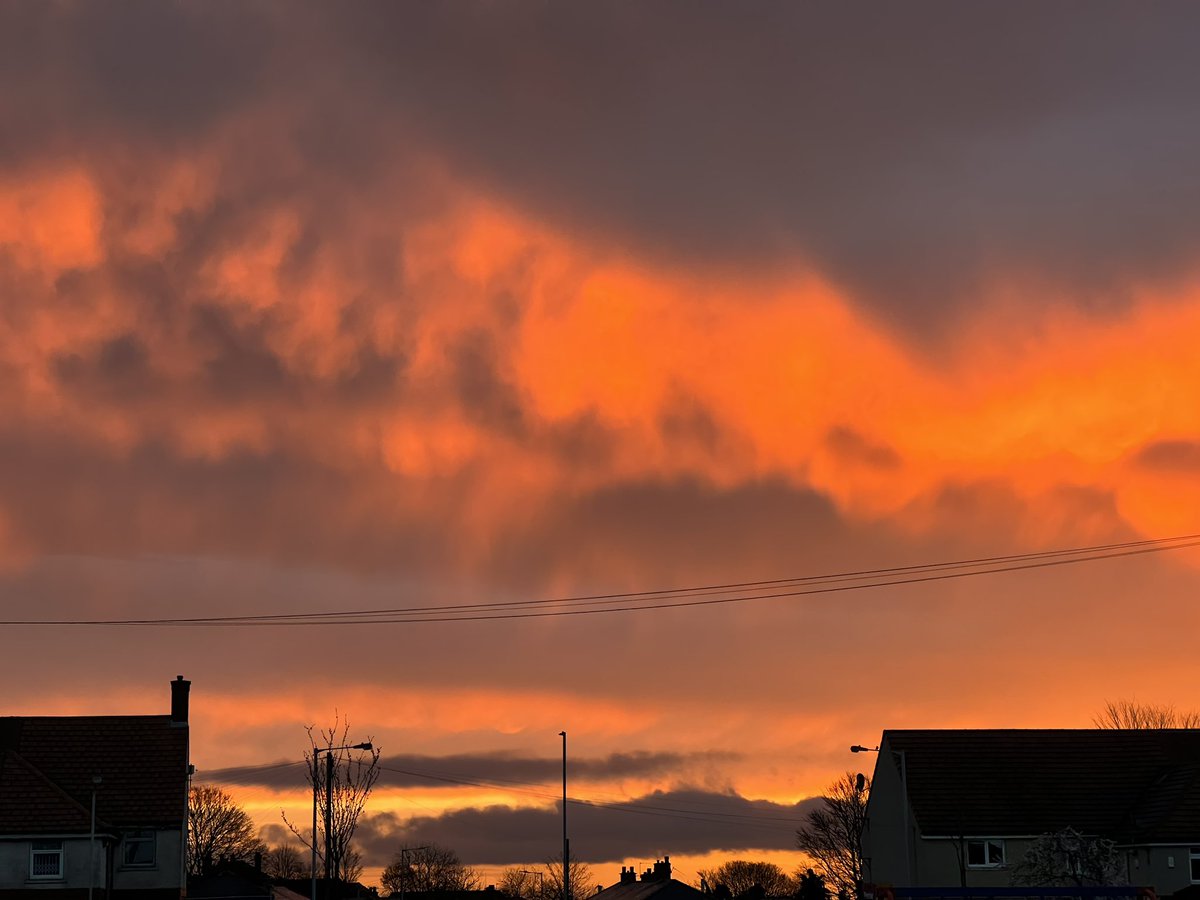 Beautiful morning sky #redsky #beautiful #morning #iPhone13Pro #photograghy