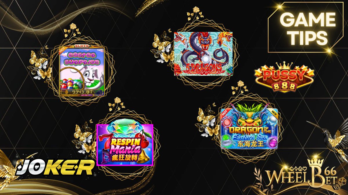 WheelBet66's tweet photo. ⭐️ WheelBet66 Aus 👑🌍
❤️ Here Goes The Games With Most Withdrawal From Wheelers Today 
🌎  Pussy888 :  5 Dragons &amp; Dragon Of The Eastern Sea  (82.97% -92.60% )
🌎  Joker  : Easter Surprise &amp; Respin Mania (83.57% -89.01% ) https://t.co/n7rSJoO9sh