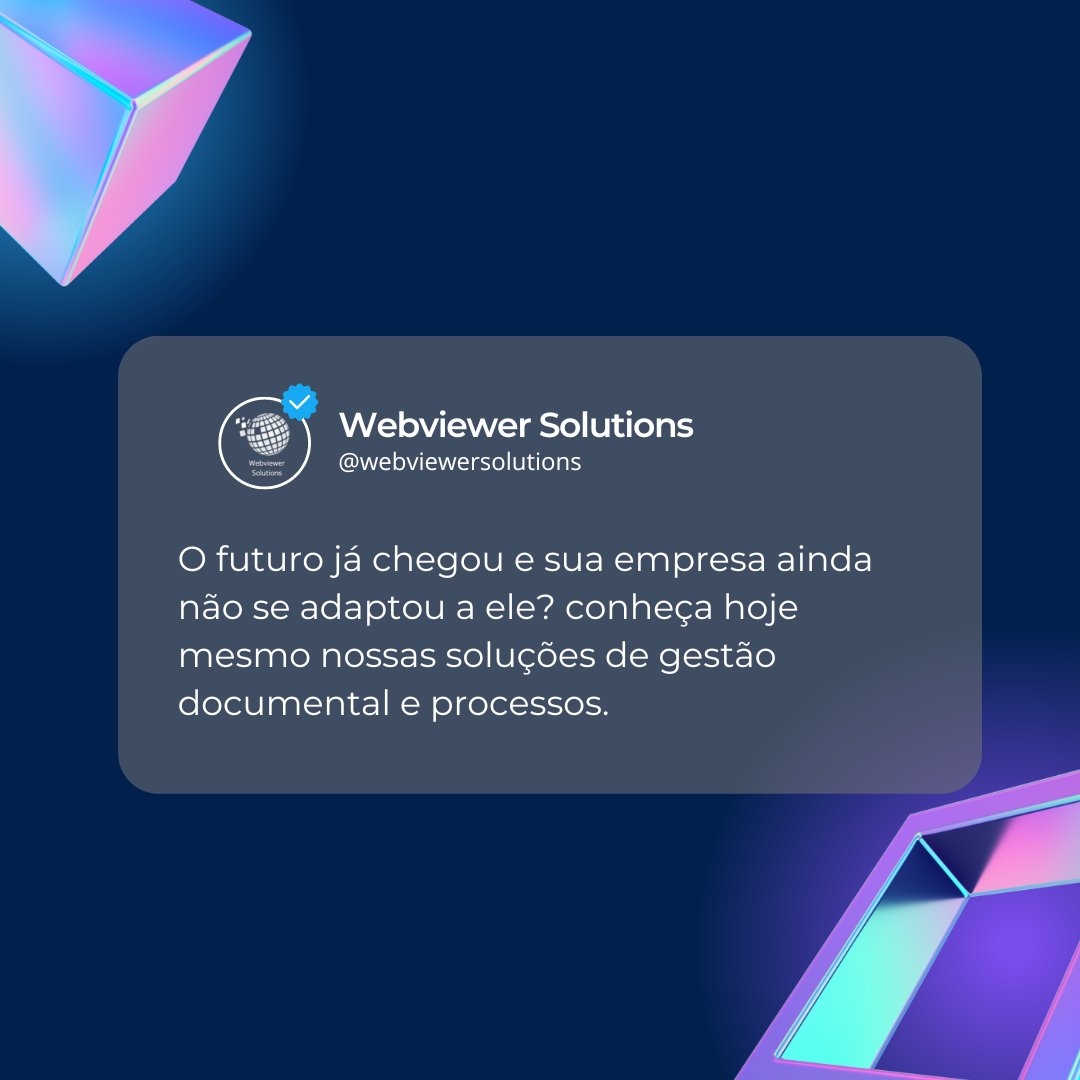 WebviewerDMS's tweet image. A Webviewer possui uma solução completa para receber seus documentos e entregar os dados prontos para agregar valor ao seu negócio.
A plataforma de processamento inteligente de imagens da Webviewer é composta por tecnologias de OCR...
🌐linktr.ee/webviewer