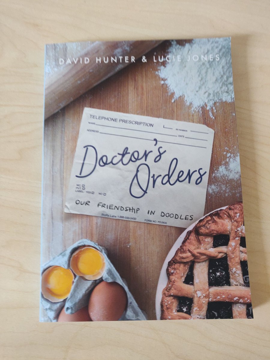 It's arrived!  And it's warmth and love in the form of a book.  Adore #Doctorsorders @thedavidhunter @luciejones1