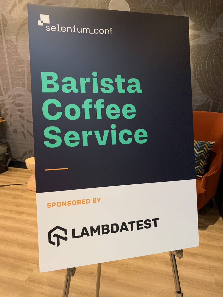 joshin4colours's tweet image. This was critical this morning, thank you @lambdatesting #SeleniumConf