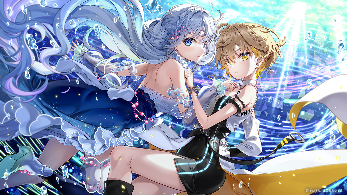 いつきんくる アクリルキーホルダー 藍月なくる 棗いつき 藍月なくる＆棗いつき DMMスクラッチ アクリルキーホルダー 藍月