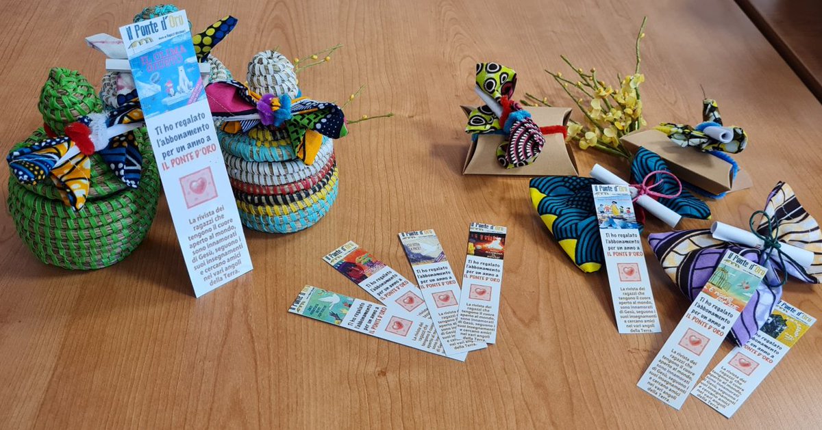 ilpontedoro's tweet photo. https://t.co/cERuA8Igc9
#primacomunione #bomboniera #regalo #progetto #missioni #missio #missioragazzi #parrocchia #confetti #infanziamissionaria #poim #29marzo #chiesa @Pontifex_it #religione #solidarieta #abbonamento #ragazzi #kasomaiodv #altromercato #bombonieremissionarie https://t.co/hB0s2kZWAD