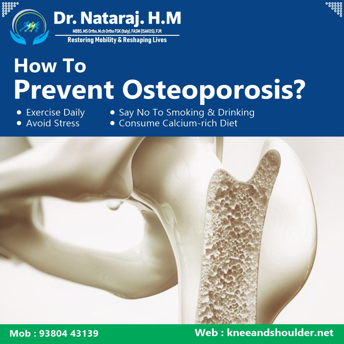 knee_and's tweet image. How to prevent osteoporosis?

✔️ Exercise daily
✔️ Say no to smoking and drinking
✔️ Avoid stress
✔️ Consume a calcium-rich diet

#osteoporosis #howtoprevent #avoidstress #exercisedaily #avoidsmoking #consumecalciumrichdiet #familyhistory #drinking #smoking #kneepain