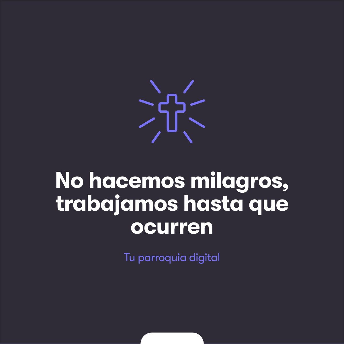 Los milagros hay que currárselos muy mucho, y nosotros nos encargamos de ayudarte a dar vida a ese proyecto que tienes entre manos.

#marketingonline #agenciademarketing #socialmedia #webagency #desarrolloweb
