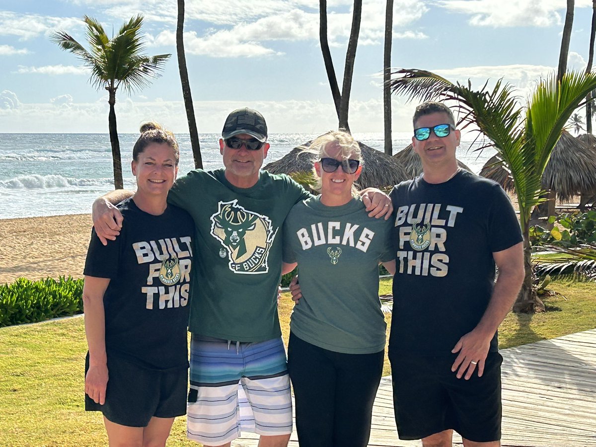 Can’t forget <a href="/Bucks/">Milwaukee Bucks</a> while on vacation - Lets go!