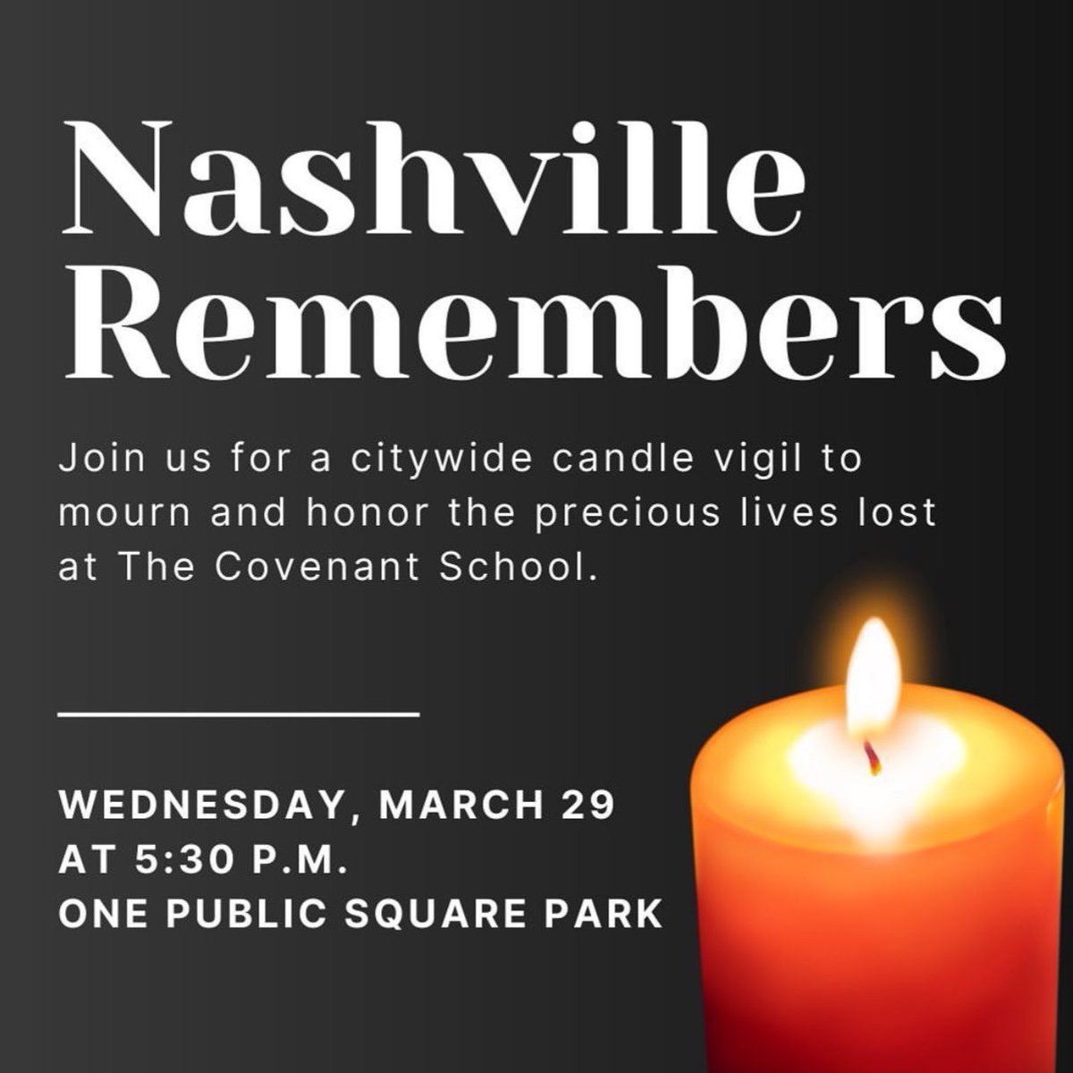 Sending love and strength to our Nashville community.