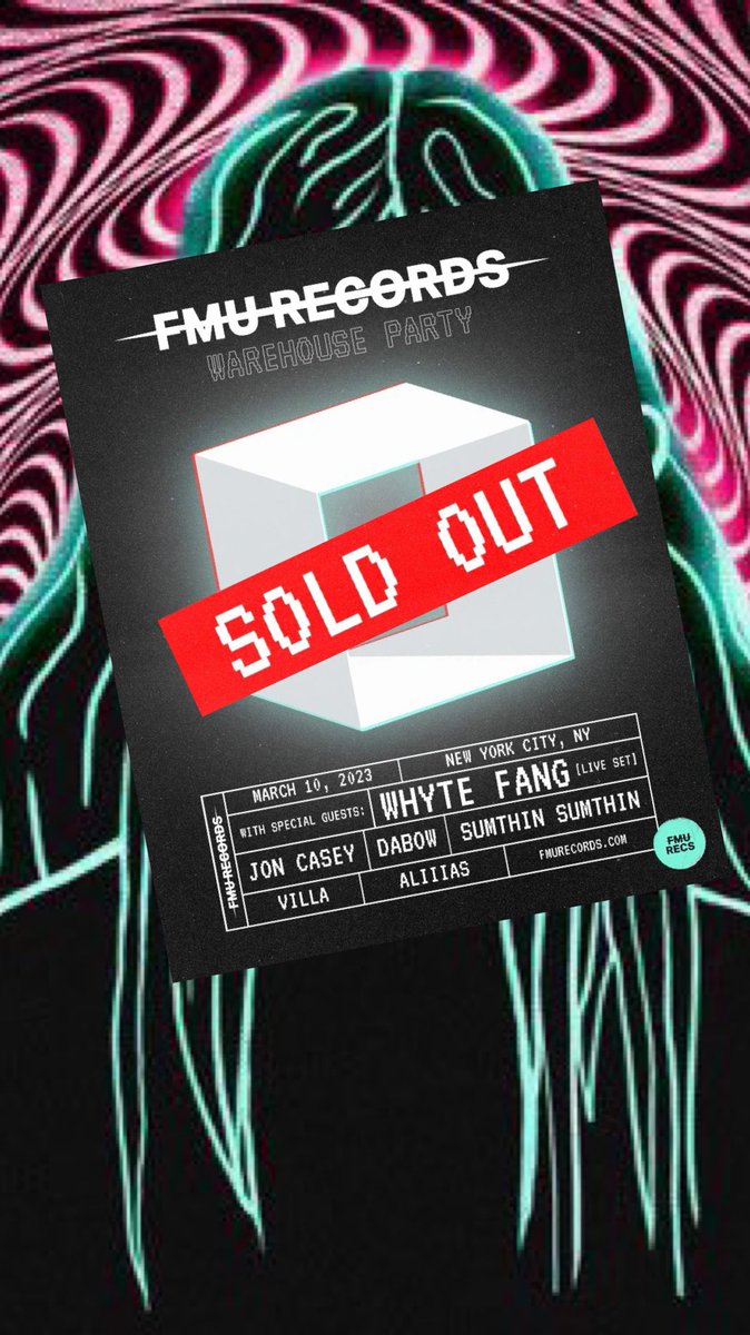 PLURalityPod's tweet photo. 🎧 Tune into Ep 21 to hear @erinfrenchie1 and @djemood recount their night at the sold out @fmurecords warehouse party in Brooklyn, NY. 🔥
🎵 Track ID:
⚡️ “333” @thewhytefang
#PLURality #FMURecords #WhyteFang #JonCasey #Dabow #Aliiias #SumthinSumthin #VILLA #WarehouseParty https://t.co/BeqxfQ3sN3