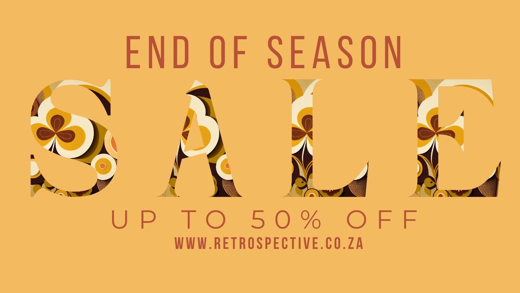 RetrospectiveCo's tweet photo. Time for an end-of-season shopping spree. Check out our seasonal sale, now on! ⁠Deal ends 5th April. Shop in store at Shop 9 Carlton Mall, Swellendam, or online at https://t.co/cquP3D9ZGZ https://t.co/xJ1RkfXqc7