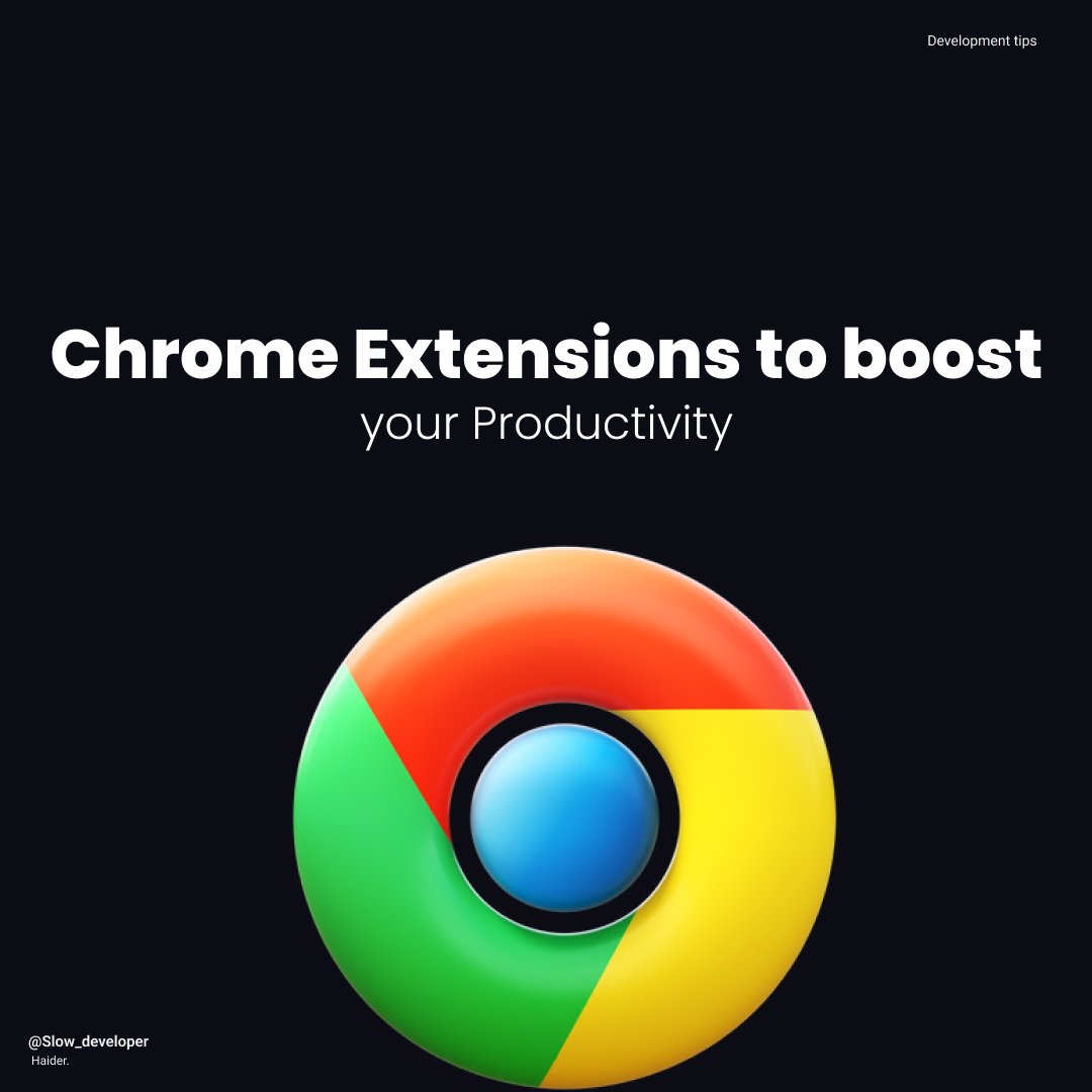 Haider on twitter boost your productivity with these 6 chrome
