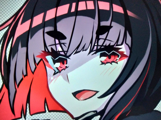 まつ毛盛ってる 