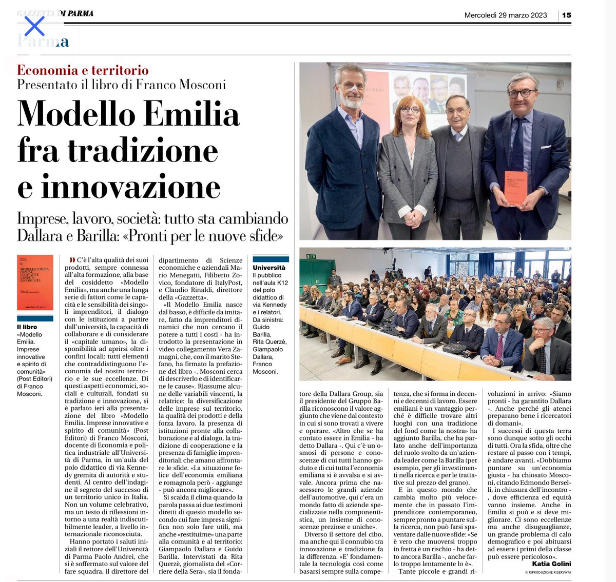 Post Editori (@post_editori) on Twitter photo Sulla <a href="/gazzettadiparma/">gabriele balestrazzi</a>, #KatiaGolini commenta l'evento di presentazione di "Modello Emilia" tenutosi a Parma: "I successi di questa terra sono sotto gli occhi di tutti. Ora la sfida, oltre che a restare al passo coi tempi, è andare avanti" Sulla <a href="/gazzettadiparma/">gabriele balestrazzi</a>, #KatiaGolini commenta l'evento di presentazione di "Modello Emilia" tenutosi a Parma: "I successi di questa terra sono sotto gli occhi di tutti. Ora la sfida, oltre che a restare al passo coi tempi, è andare avanti"