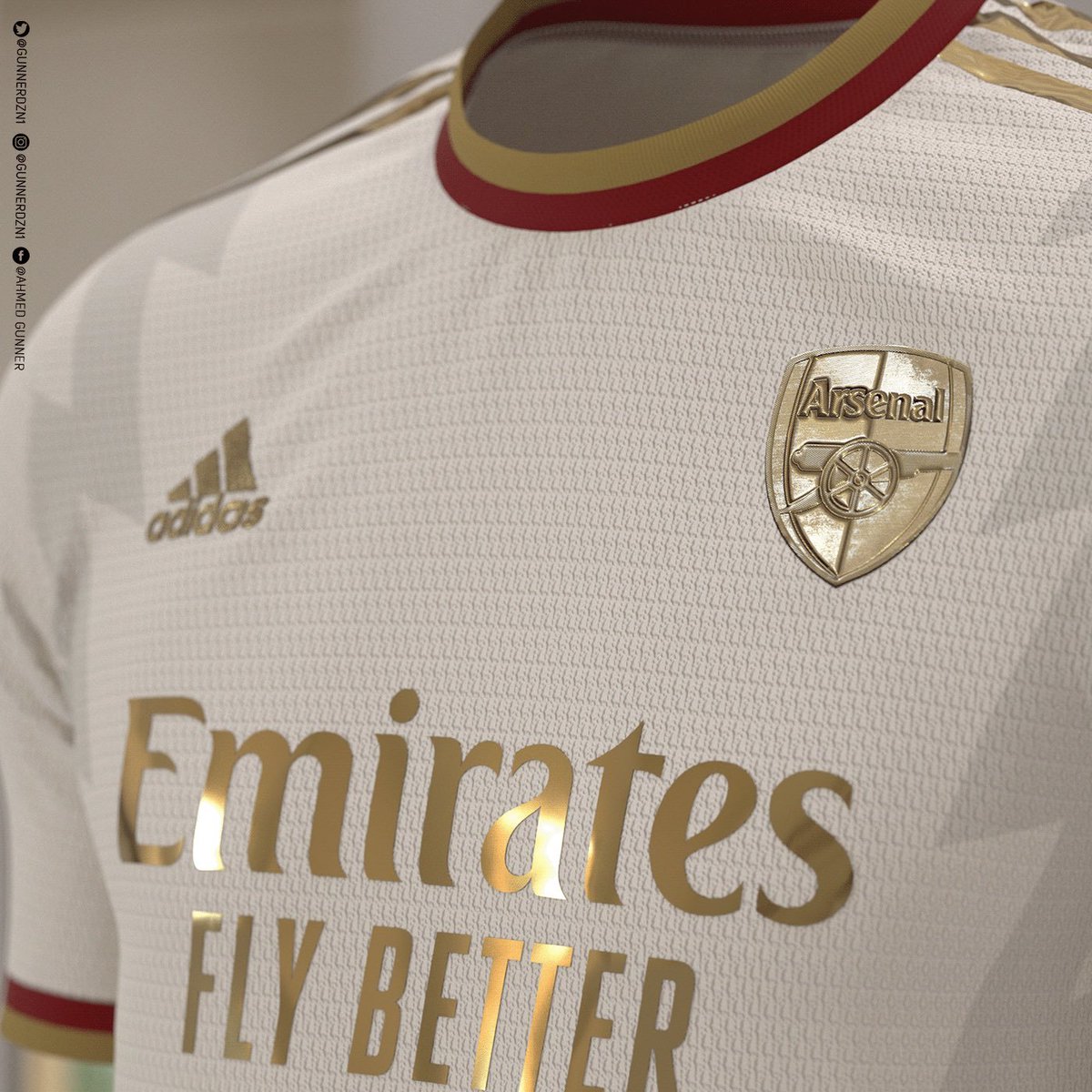 Gunnersc0m's tweet photo. This Arsenal kit concept is stunning 😍 https://t.co/91XKBnLu6o