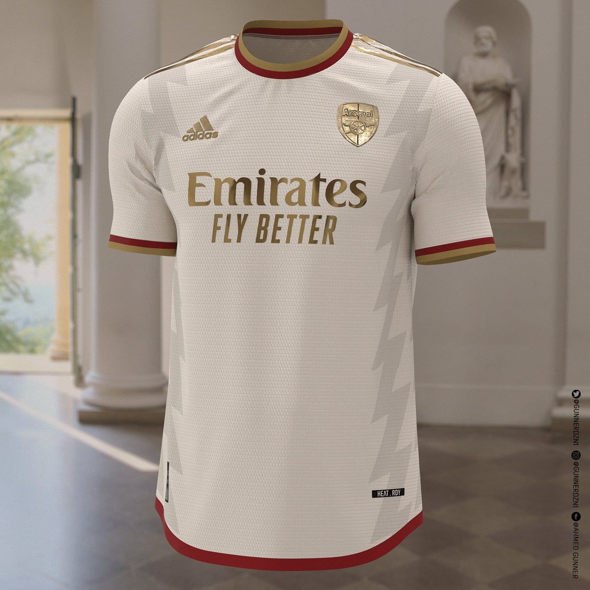 Gunnersc0m's tweet photo. This Arsenal kit concept is stunning 😍 https://t.co/91XKBnLu6o