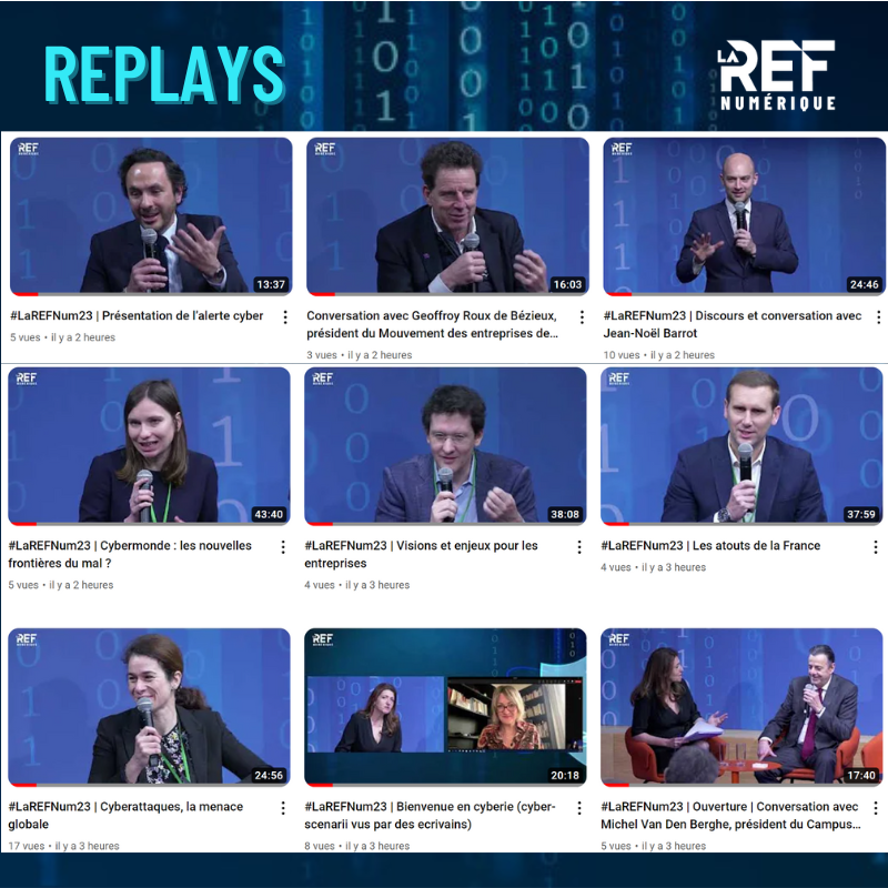 medef's tweet photo. #LaREFnum23 🛡️ | LES REPLAYS 🔄

CYBERATTAQUES : TOUS CIBLÉS, TOUS ARMÉS POUR RÉSISTER

(Re)voir les séquences :
https://t.co/AaewKsvImF https://t.co/kKMT6vUDbH