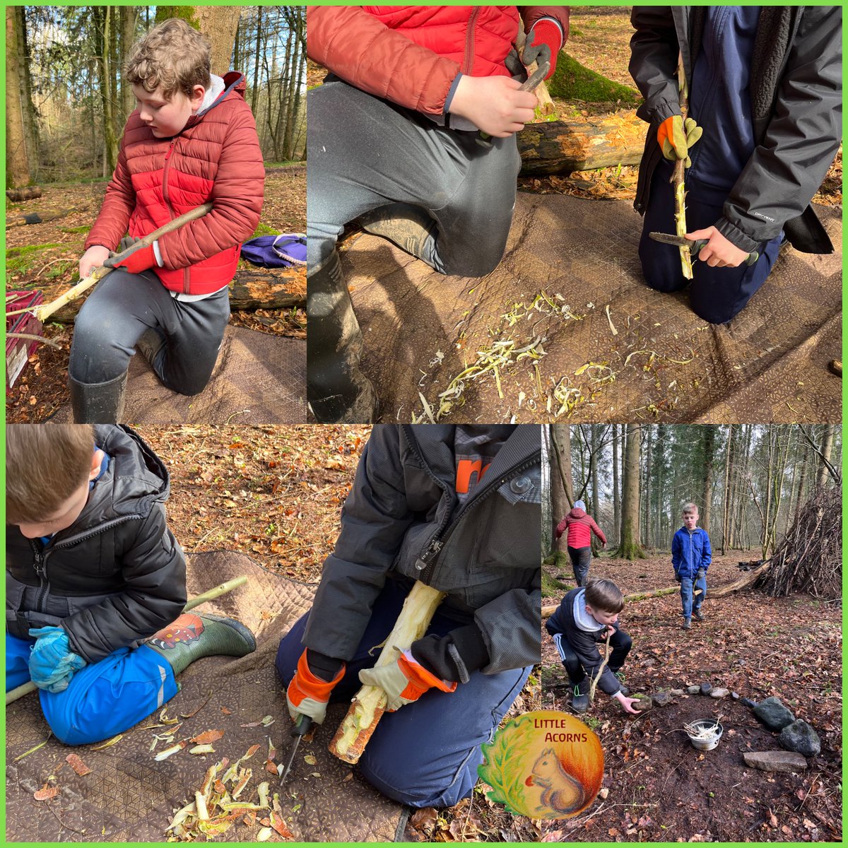 LittleAcornsCIC's tweet image. What a great day we had working with Project Dot to Dot, providing awesome outdoor learning adventures to care-experienced young folk. 

#bushcraft #knifework #whittling #kinshipcare #kinshipcarersuk #kinshipcarers #lookedafterchildren #playthelittleacornsway #bestjobintheworld