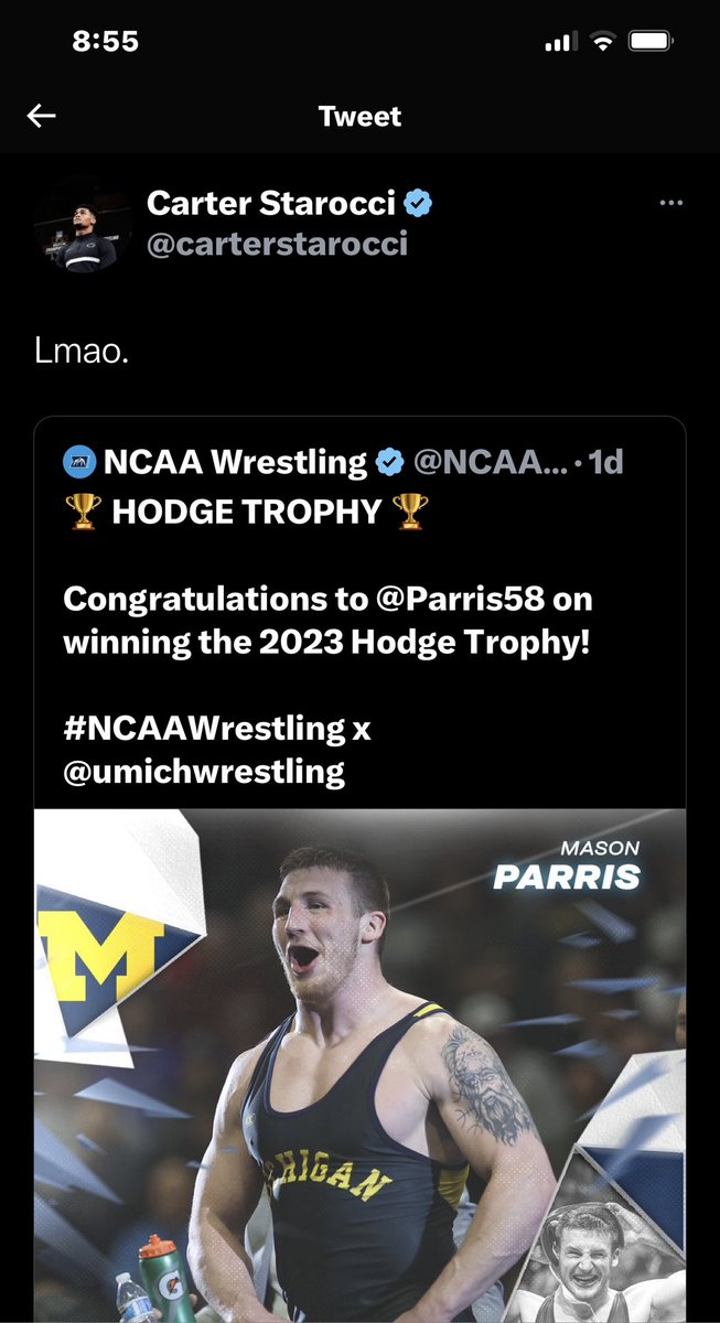 Latora1's tweet image. And this is why no matter how well they wrestle, everyone hates PSU….  #Classless