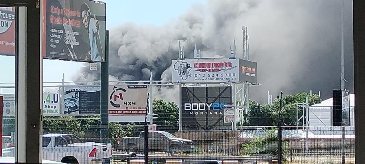 Yusuf Abramjee on Twitter "Fire Zambezi Junction corner Breed