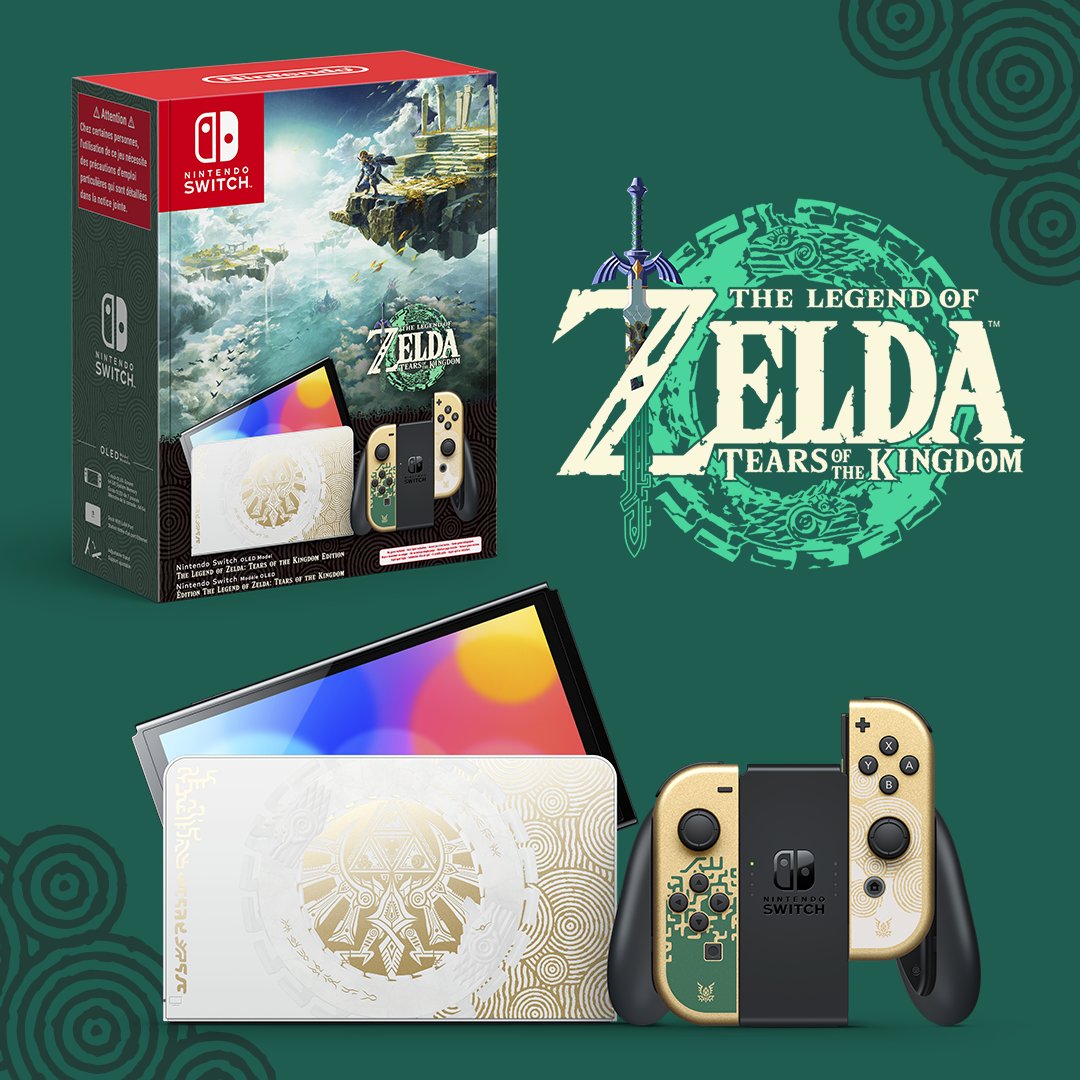 The Legend of Zelda: Tears of the Kingdom Switch OLED is Now