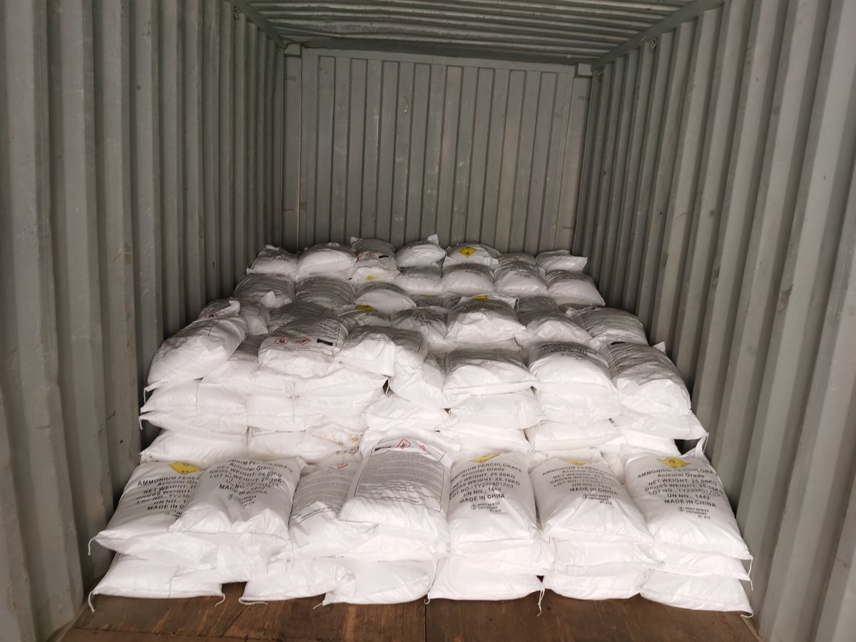 AndyLuoEM's tweet image. #Ammonium Perchlorate
#Perclorato de amonio
#E&amp;amp;M Industrial Limited
#WhatsApp +86 19112090626
Our AP is on the way to our partner.
