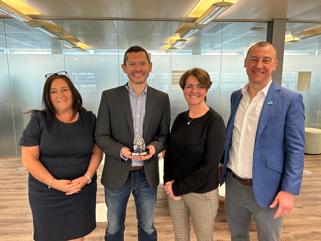 DWPDigital's tweet photo. We're excited to get our hands on the award! 🎖️

Thanks to @kong for delivering the Top Public Sector Innovator award.

"We use DWP Digital as the benchmark for driving rapid innovation. DWP Digital are changing the way central government works"  @SimonWolfenden 

#TechNews https://t.co/WAC8bR5ijR