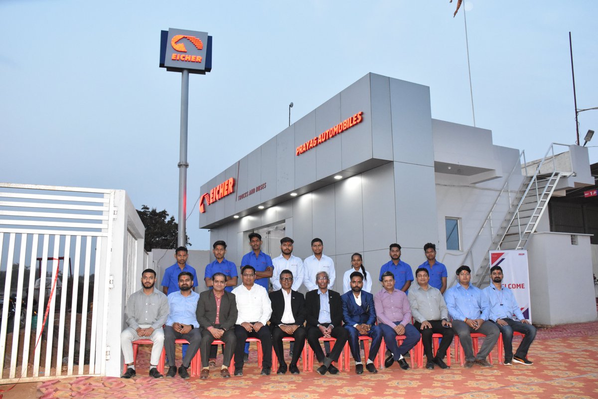 ETBIndia's tweet photo. We are now closer to you with our new #dealership - Prayag Automobiles, Katni, Madhya Pradesh.
We Are With You Har Qadam Har Waqt.
Know more: https://t.co/9VHfYrJalH
#DealershipNetwork #NetworkExpansion #Growth #opportunity #Success #Prosperity #Eicher #EicherTrucksAndBuses https://t.co/Xs7brF0QeD